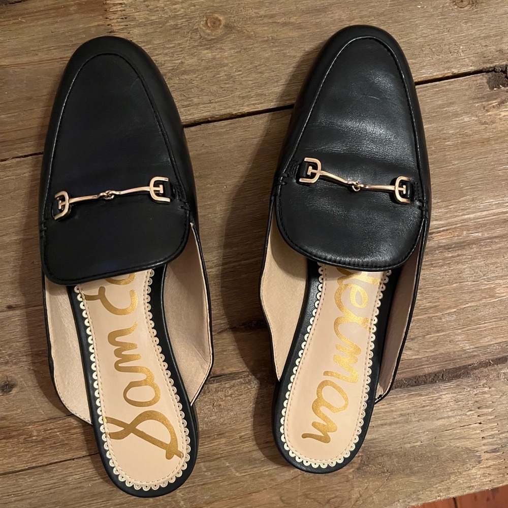 Sam Edelman Black Mules